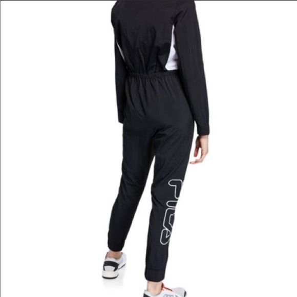 Fila nylon flight suite- Black & White size small - Picture 3 of 3